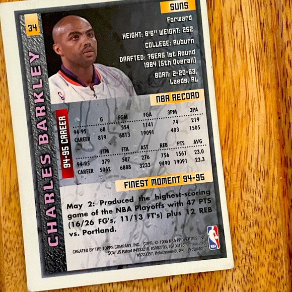 Charles Barkley card - Picture 2 of 2